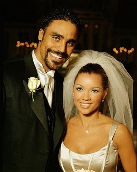 A picture of Rick Fox with his ex-wife, singer Vanessa Williams.